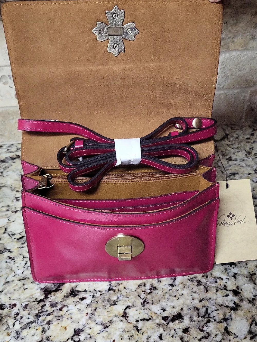 Patricia Nash Pink Consilina Crossbody